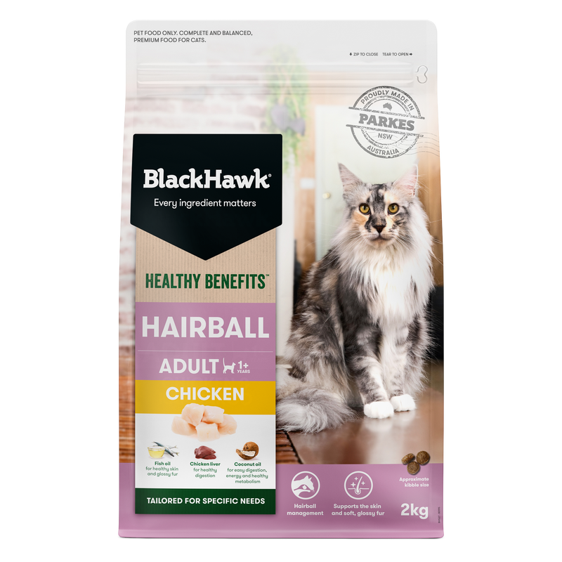 Blackhawk Adult Cat Healthy Benefits Hairball Chicken