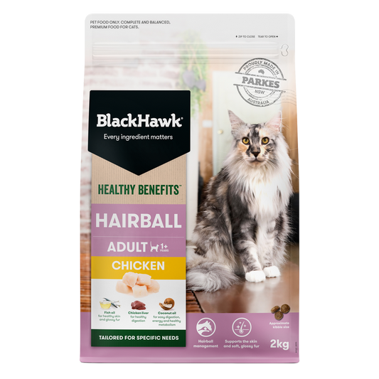 Blackhawk Adult Cat Healthy Benefits Hairball Chicken