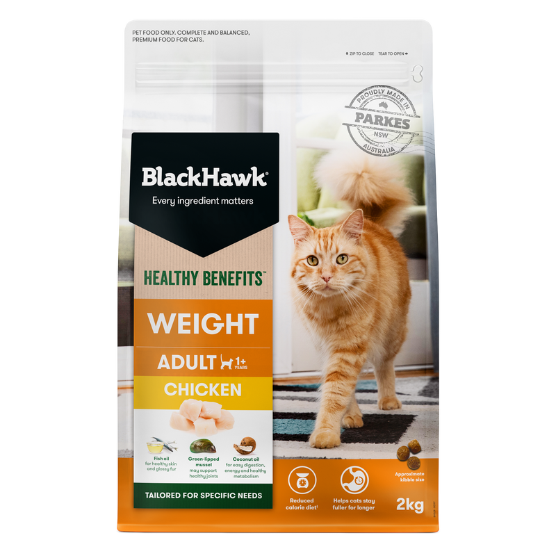 Blackhawk Adult Cat Healthy Benefits Weight Management Chicken