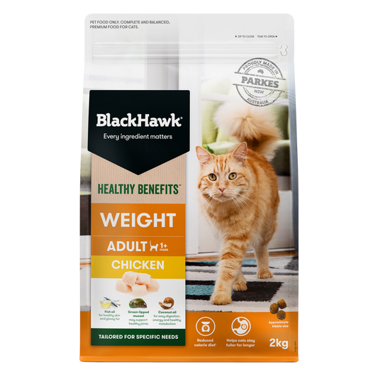 Blackhawk Adult Cat Healthy Benefits Weight Management Chicken