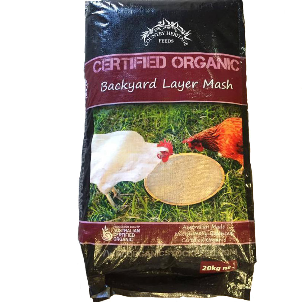 Country Heritage Organic Backyard Layer Mash 20kg