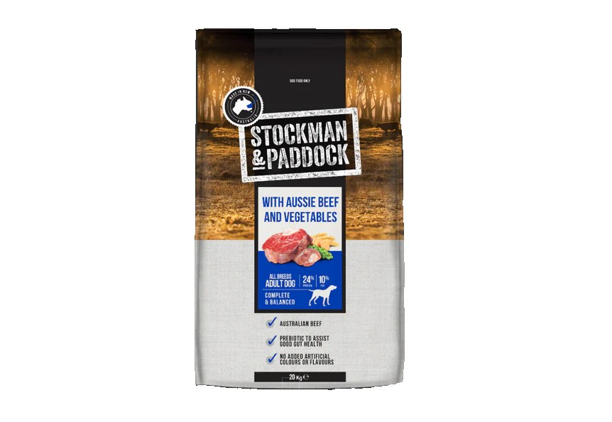 Stockman & Paddock Beef & Veg 20kg