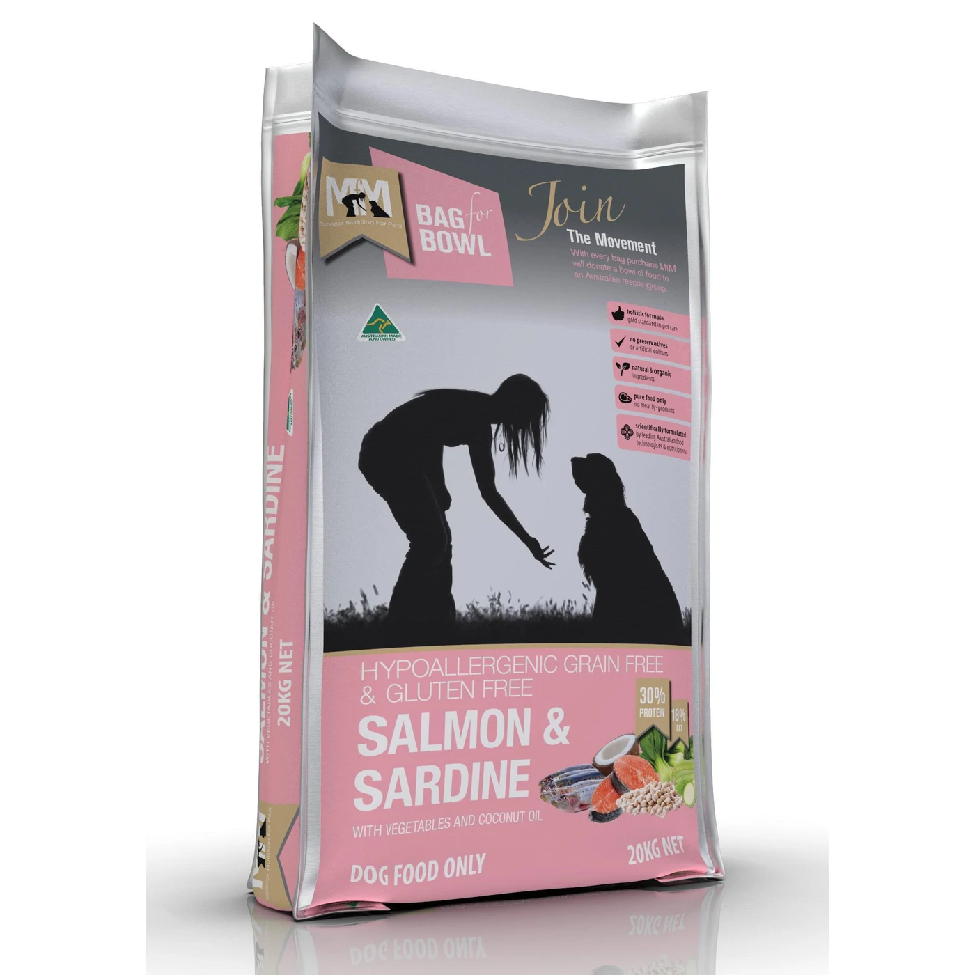 Meals For Mutts Dog Grain Free Salmon & Sardine