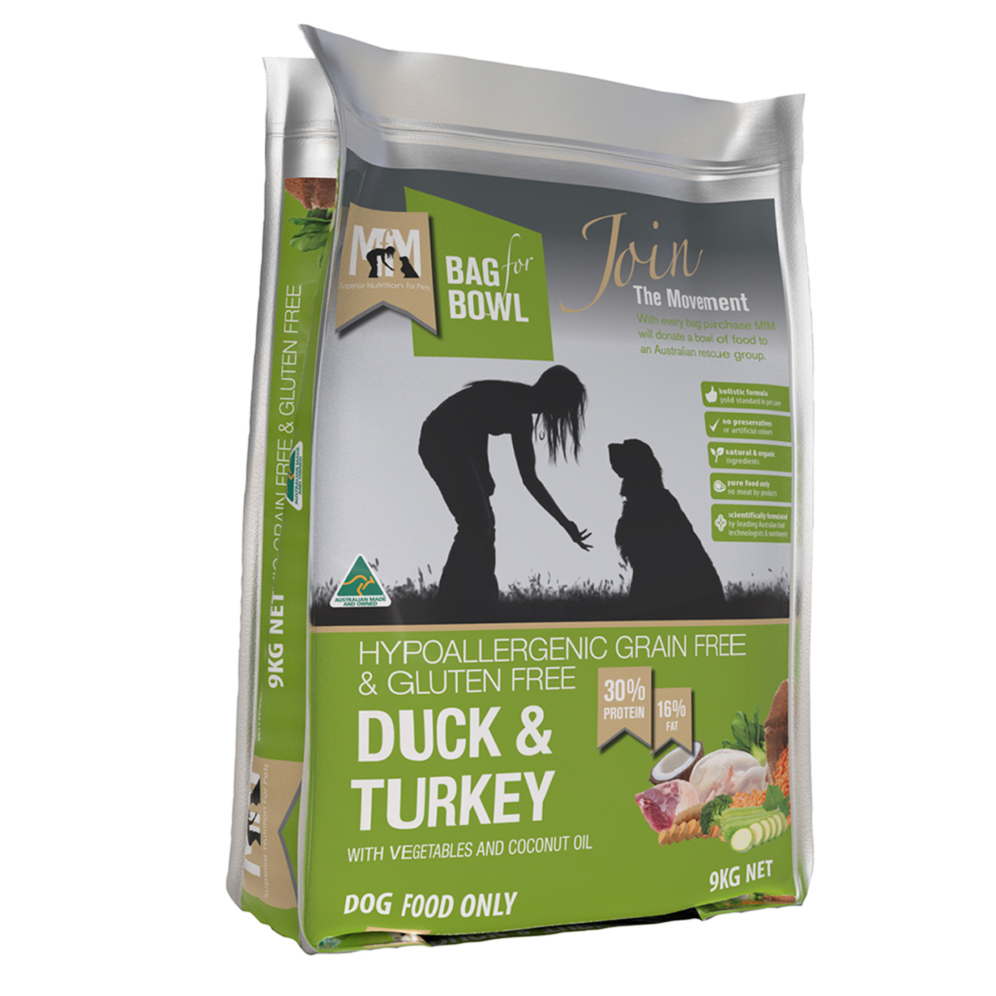 Meals For Mutts Dog Duck & Turkey Grain Free