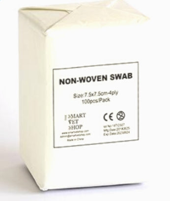 Ebos Gauze swabs 10cm x 10cm 100 Pack